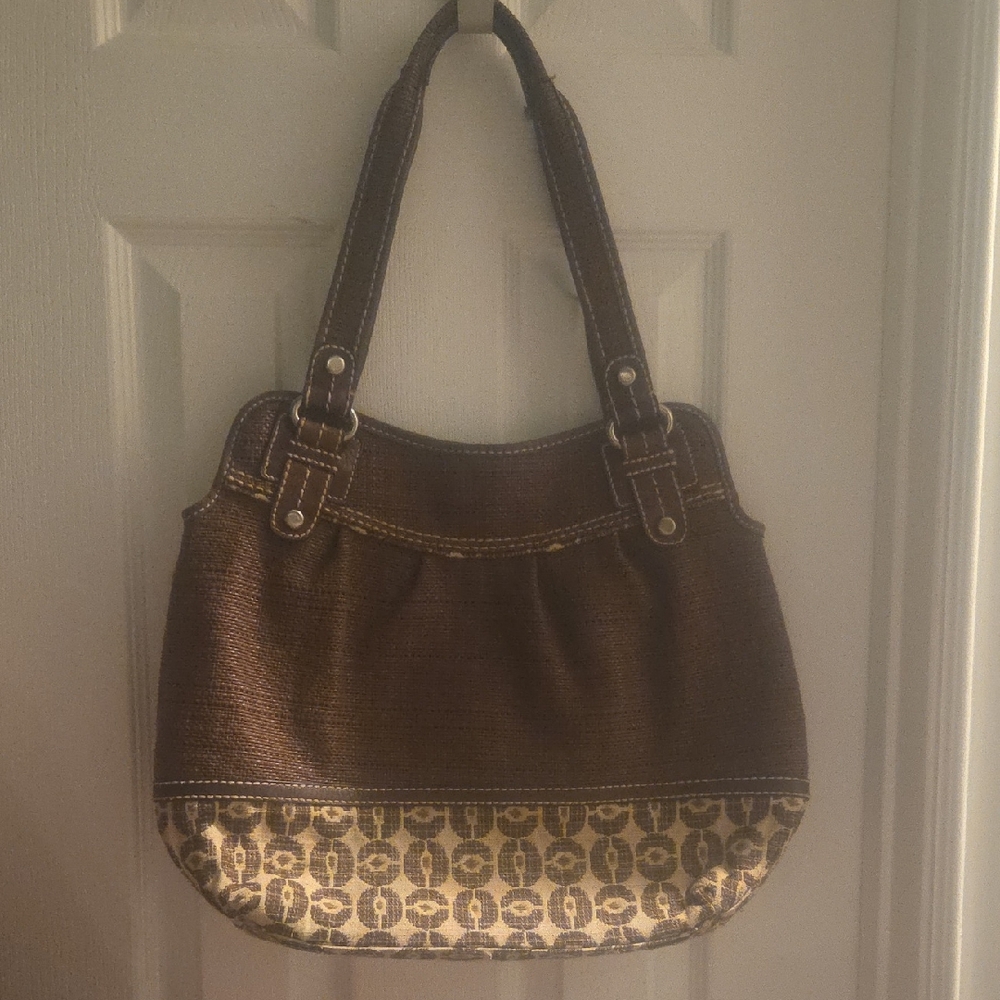 Fossil Vintage Woven Large Purse